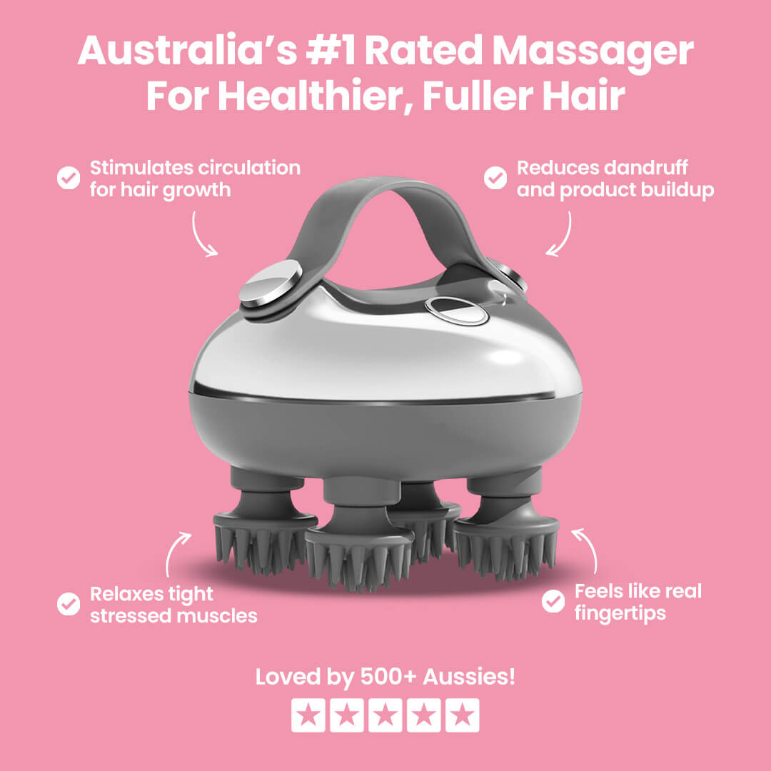 Rejuvelux™ Premium Head and Scalp Massager