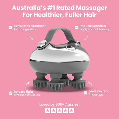 Rejuvelux™ Premium Head and Scalp Massager