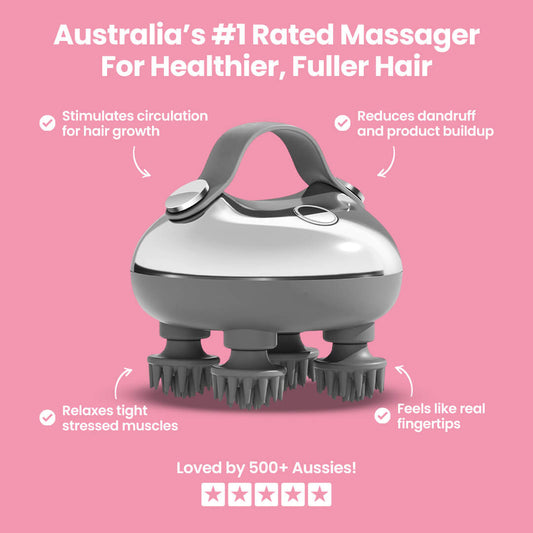 Rejuvelux™ Premium Head and Scalp Massager