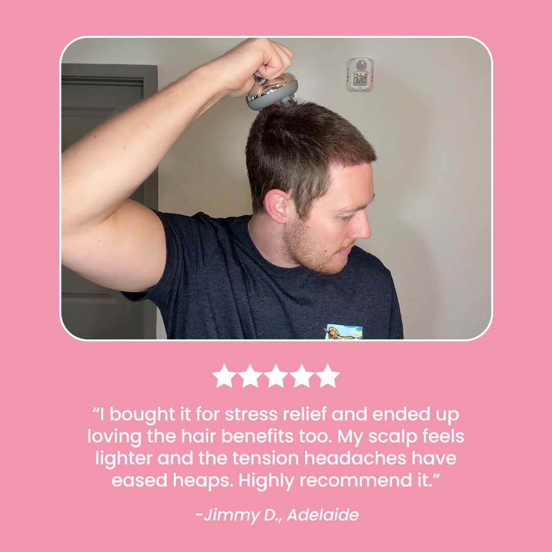 Rejuvelux™ Premium Head and Scalp Massager